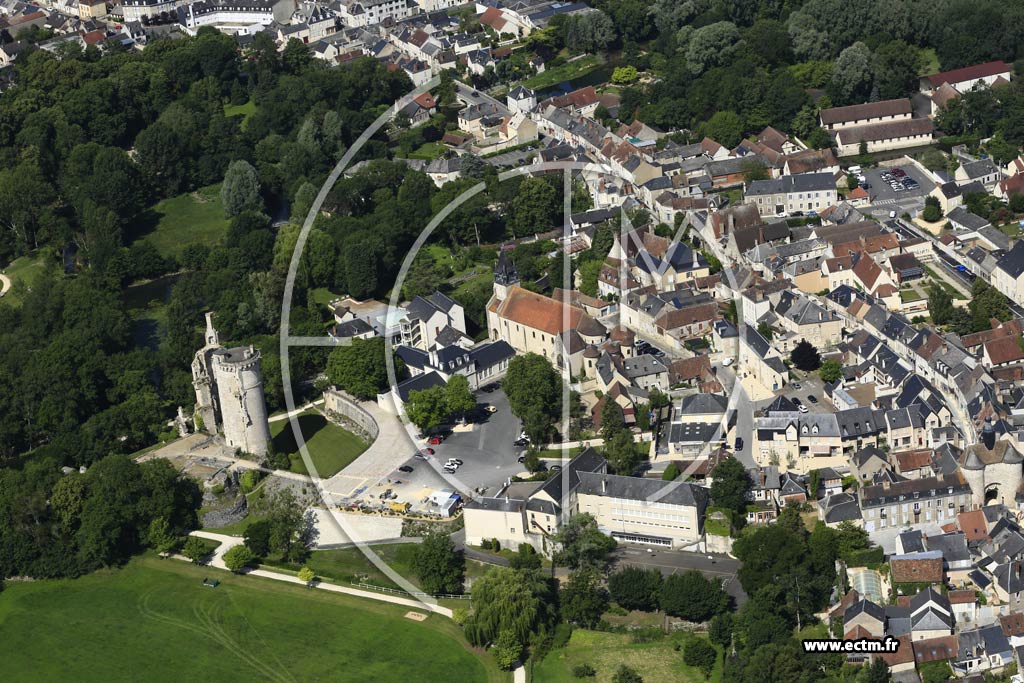 Photo arienne de Mehun-sur-Yvre