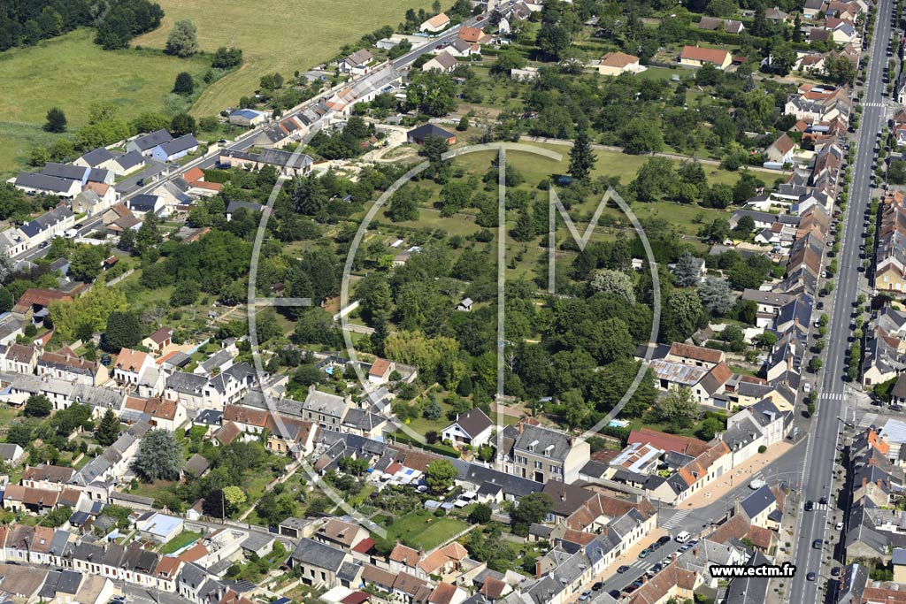 Photo arienne de Mehun-sur-Yvre