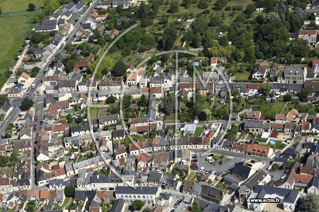Photo arienne de Mehun-sur-Yvre
