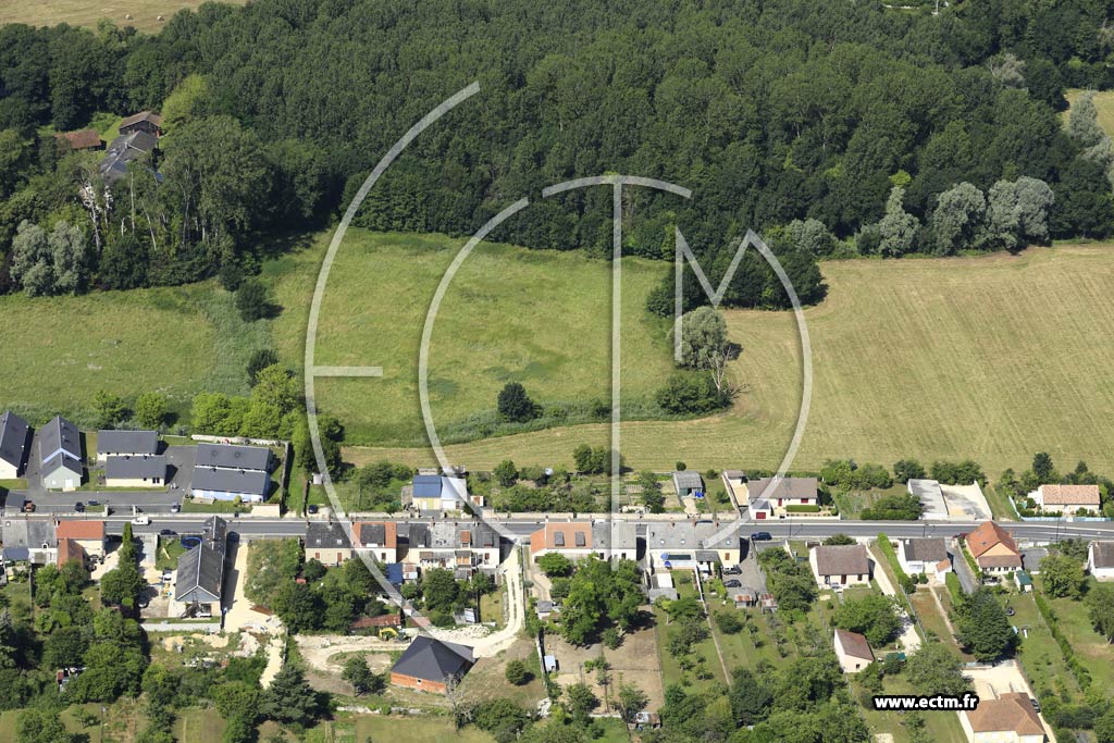 Photo arienne de Mehun-sur-Yvre