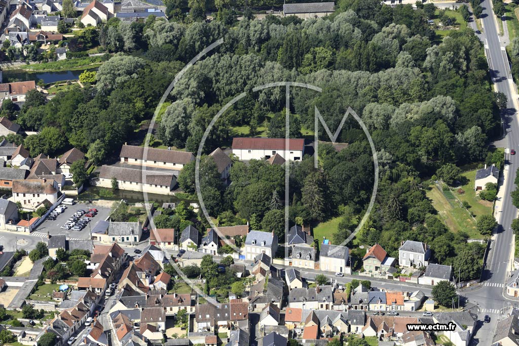 Photo arienne de Mehun-sur-Yvre