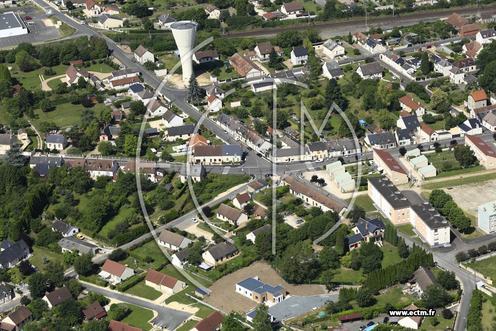 Photo arienne de Mehun-sur-Yvre