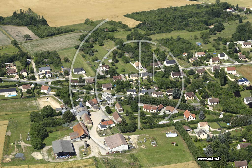 Photo arienne de Mehun-sur-Yvre (Trcy le Haut)