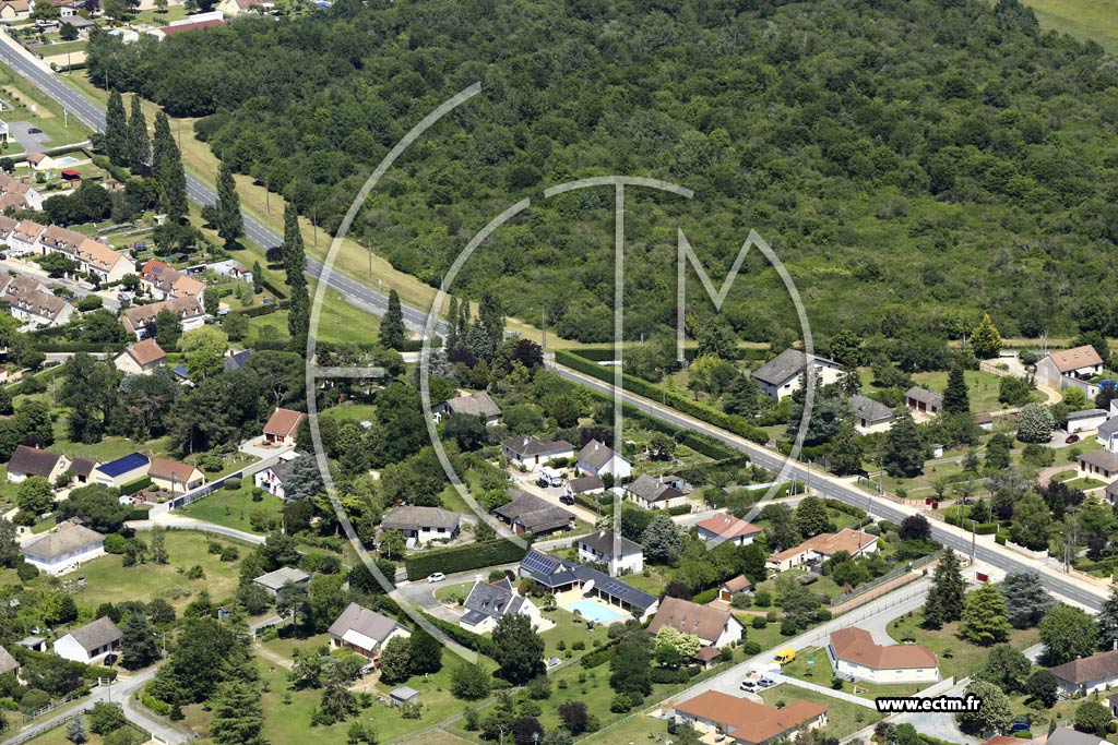 Photo arienne de Mereau (Bel-Air)
