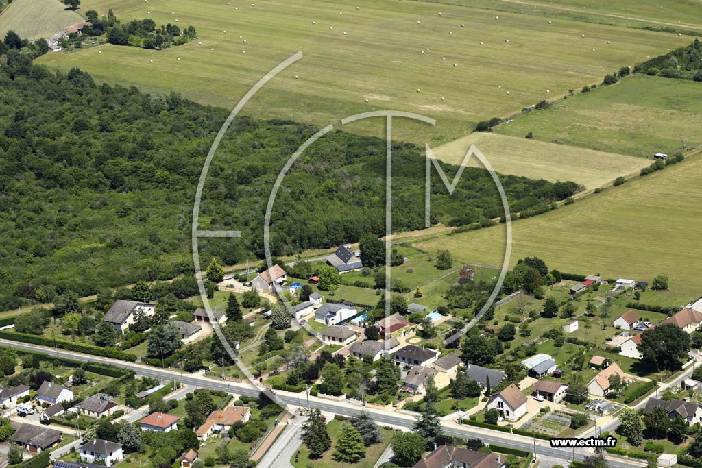 Photo arienne de Mereau (Bel-Air)