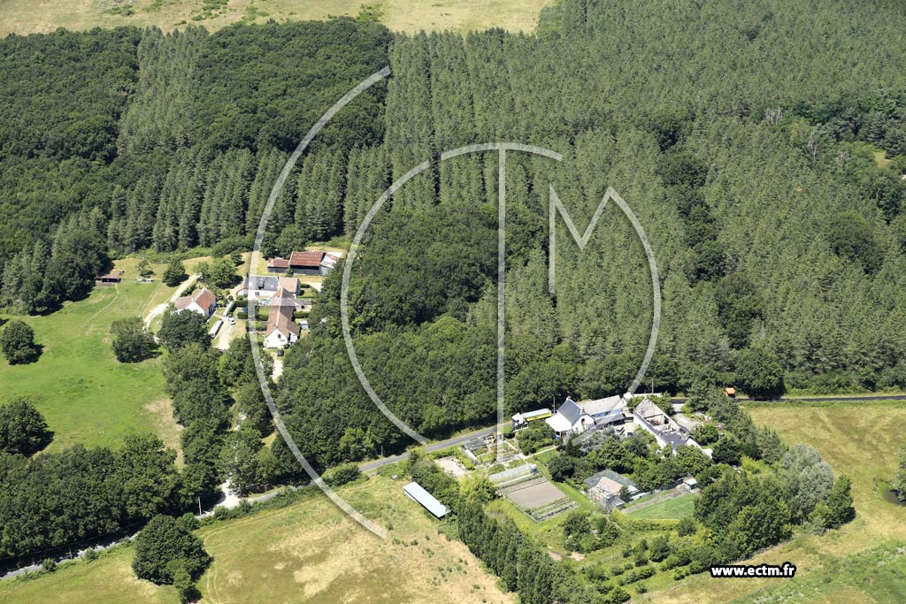 Photo arienne de Mry-sur-Cher (La Mtairie Neuve)