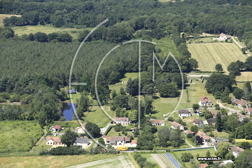 Photo arienne de Mry-sur-Cher (Les Agards)