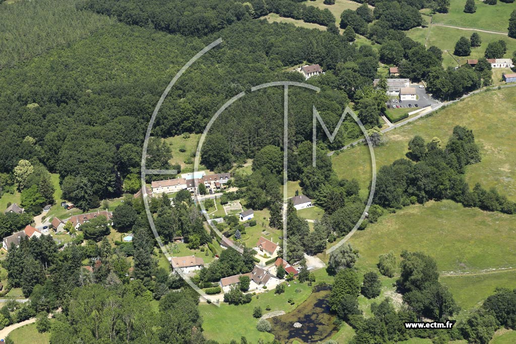 Photo arienne de Mry-sur-Cher (Les Forges)