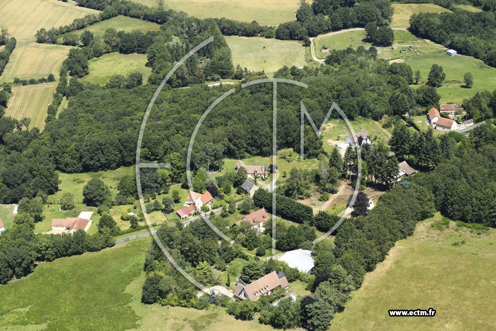 Photo arienne de Saint-Georges-sur-la-Pre (La Roanne)