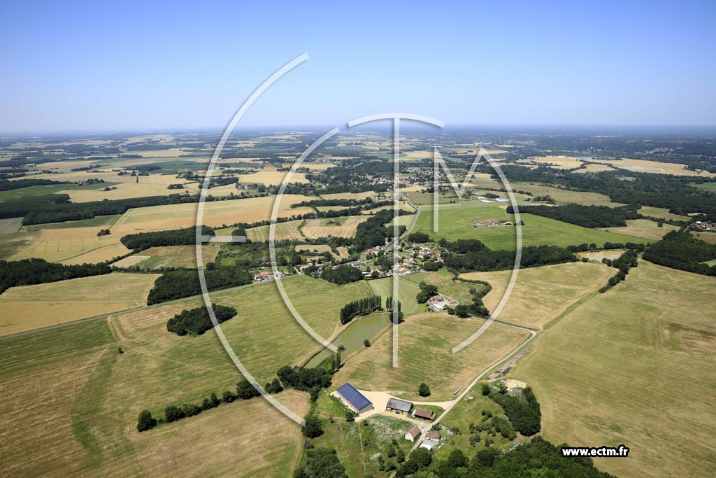 Photo arienne de Saint-Georges-sur-la-Pre (Le Plessis)
