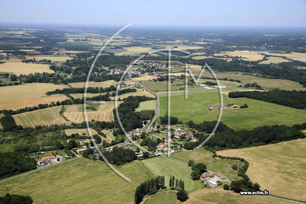 Photo arienne de Saint-Georges-sur-la-Pre (Le Plessis)