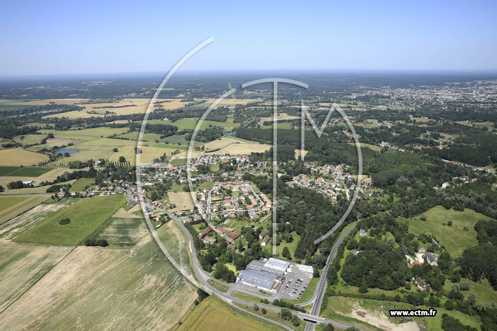 Photo arienne de Saint-Hilaire-de-Court