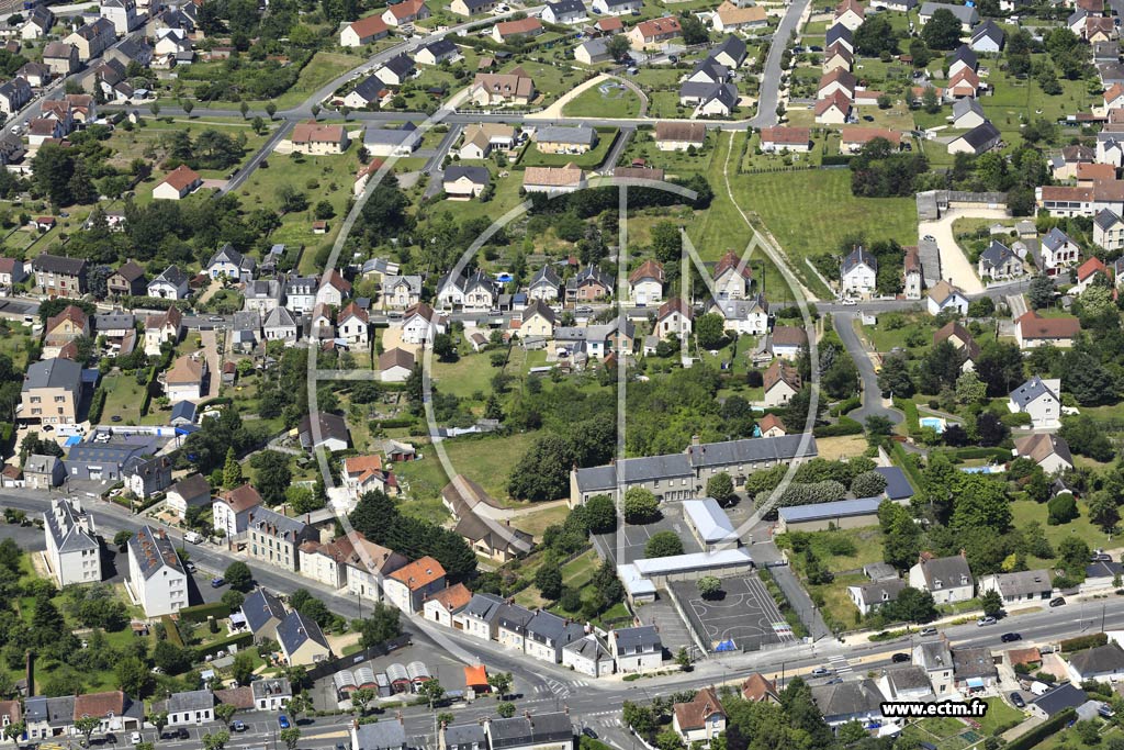 Photo arienne de Vierzon