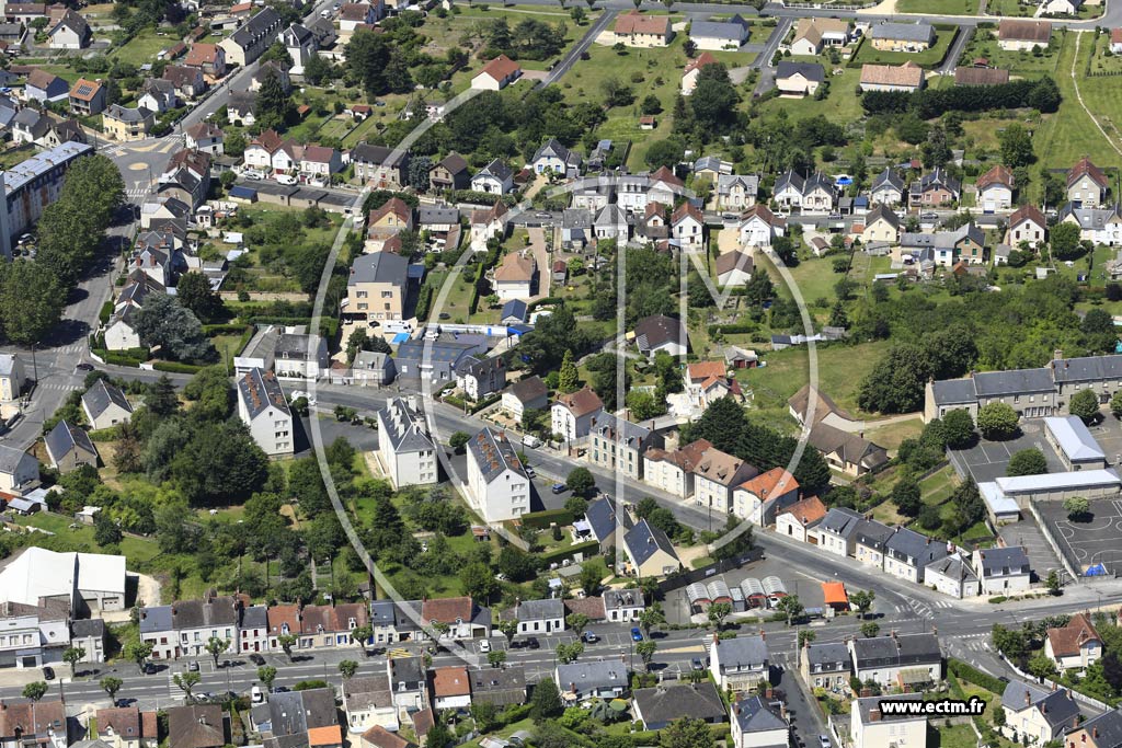 Photo arienne de Vierzon