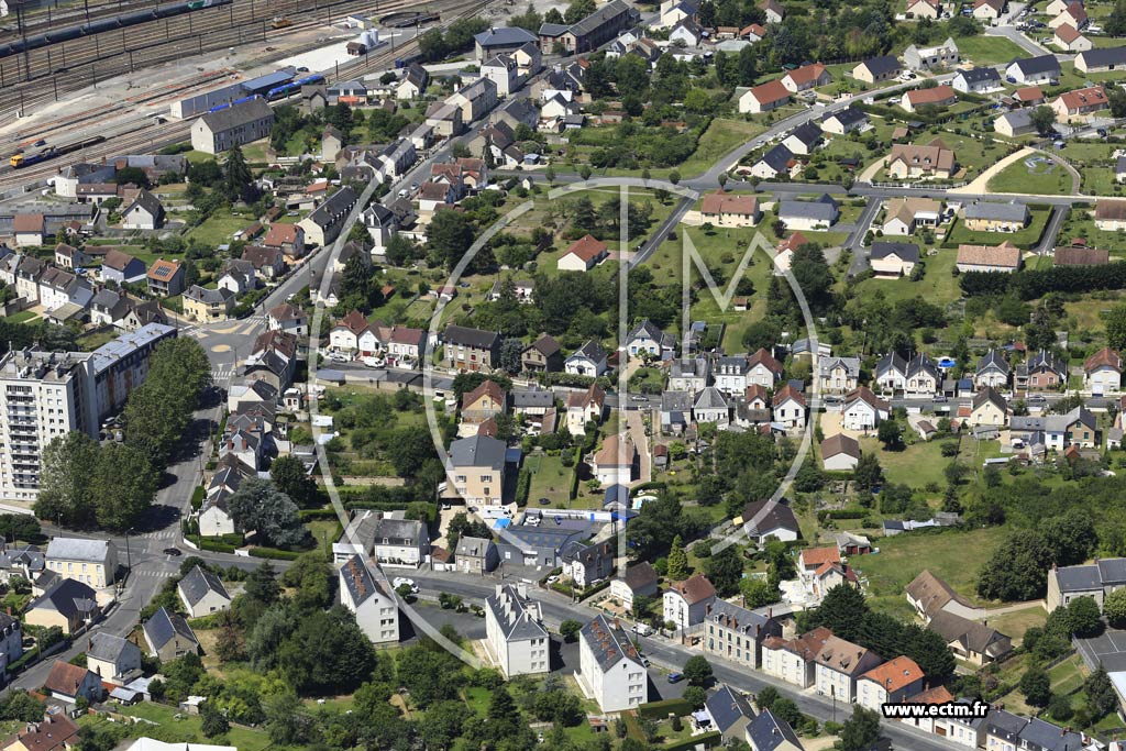 Photo arienne de Vierzon