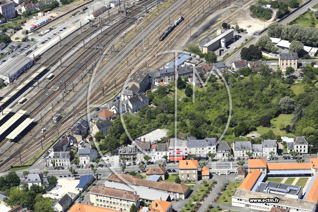Photo arienne de Vierzon