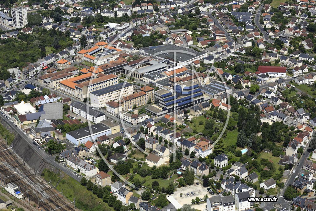 Photo arienne de Vierzon