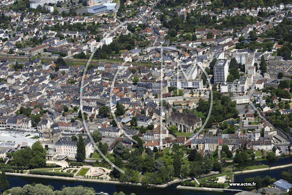 Photo arienne de Vierzon
