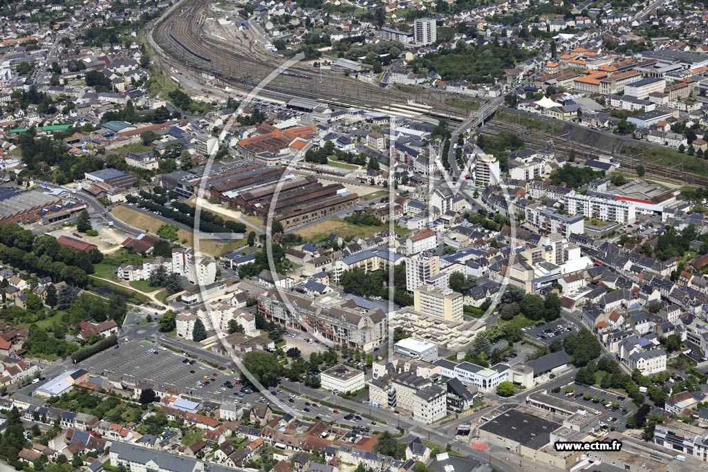 Photo arienne de Vierzon