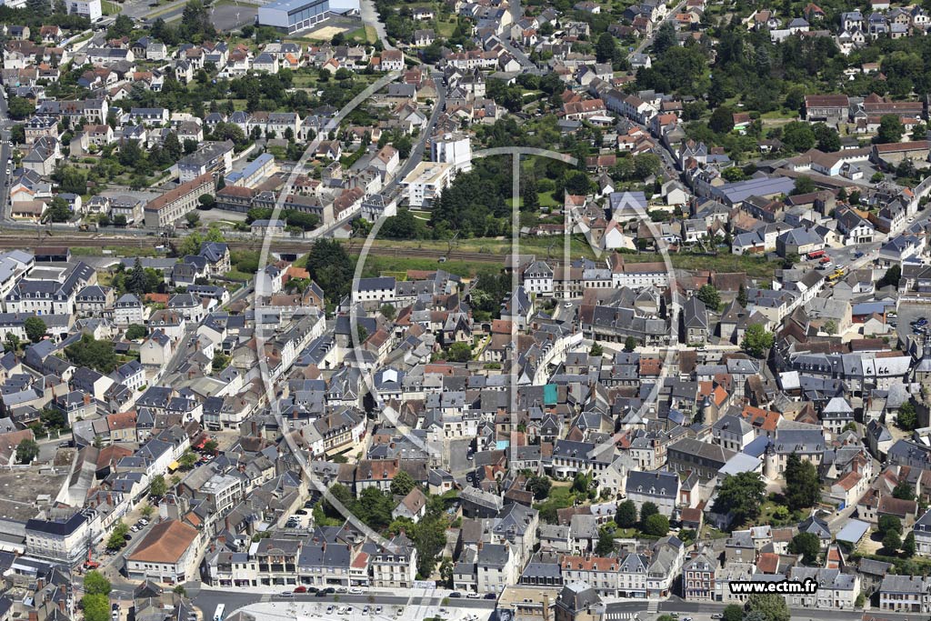 Photo arienne de Vierzon