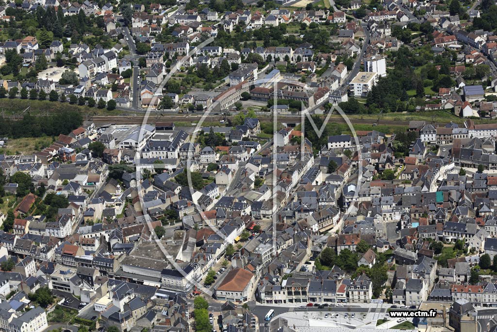 Photo arienne de Vierzon