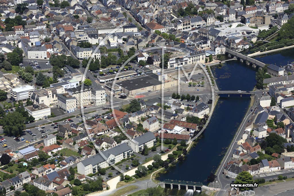Photo arienne de Vierzon