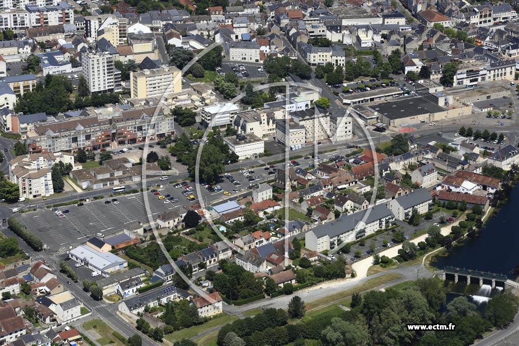 Photo arienne de Vierzon