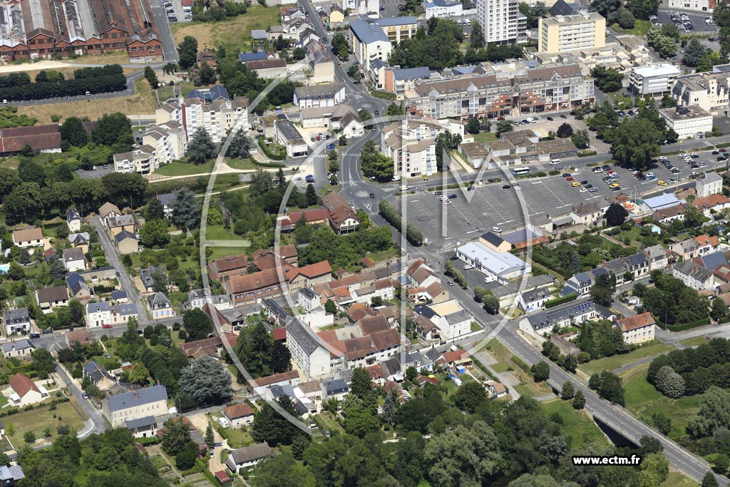 Photo arienne de Vierzon