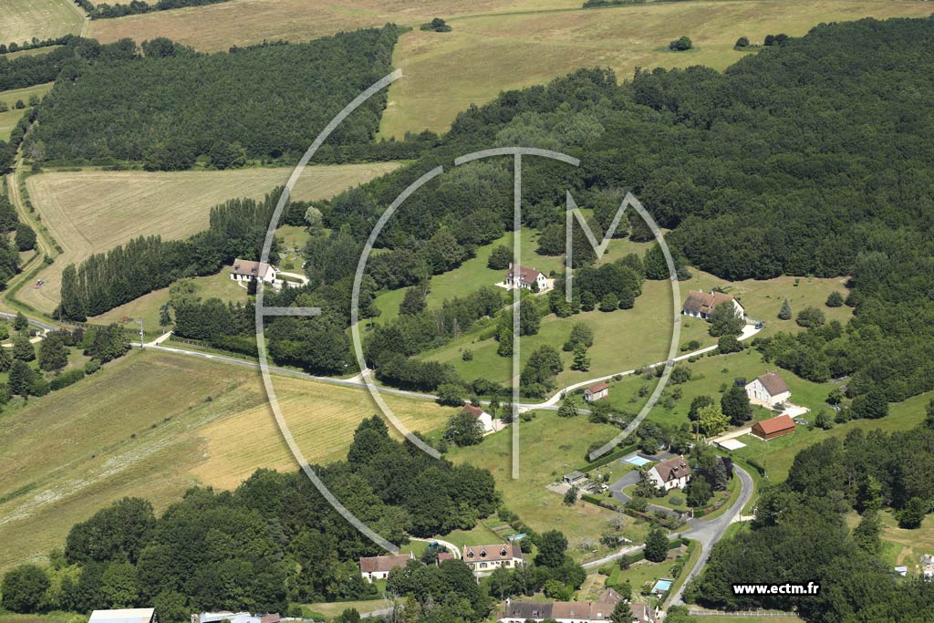 Photo arienne de Vierzon (Gurigny)
