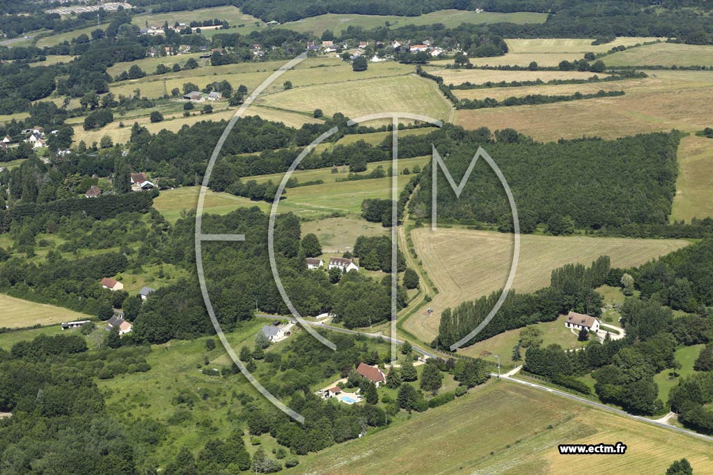 Photo arienne de Vierzon (Gurigny)