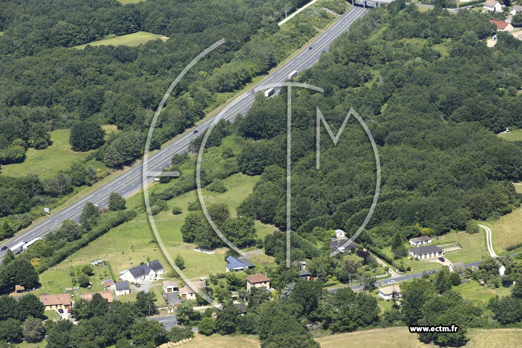 Photo arienne de Vierzon (La Croix d'en bas)