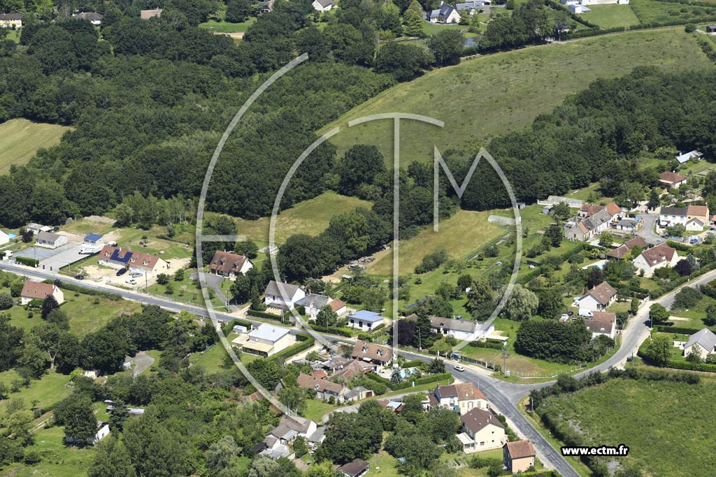 Photo arienne de Vierzon (La Croix d'en bas)