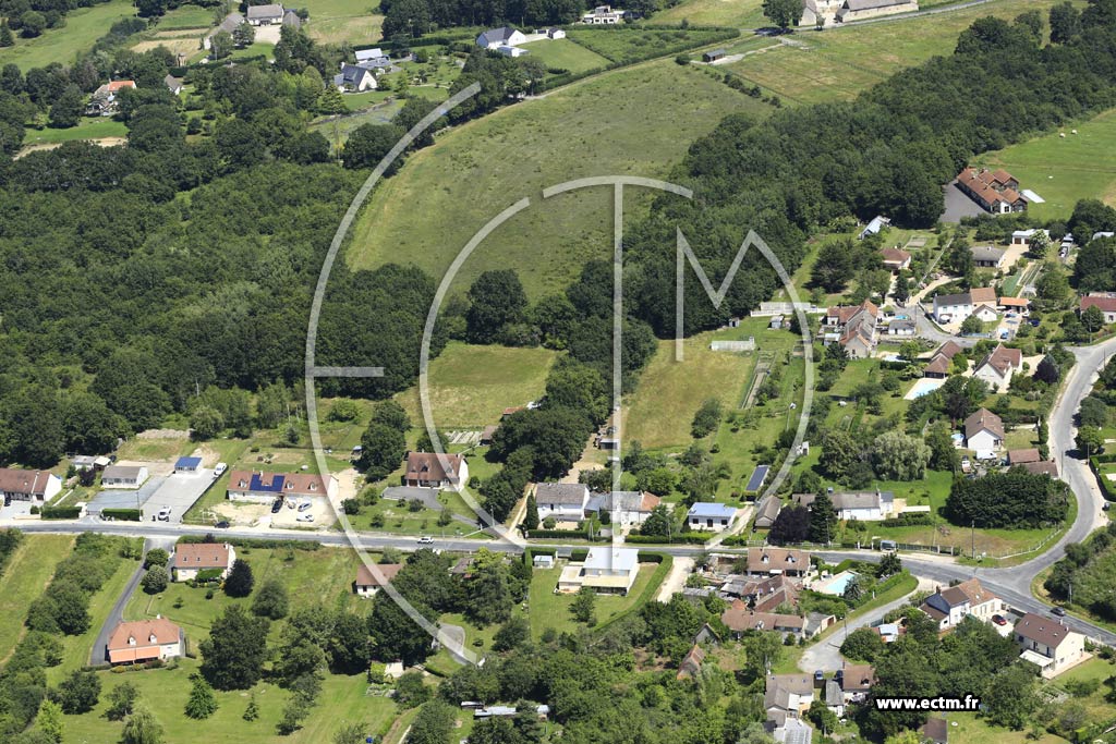 Photo arienne de Vierzon (La Croix d'en bas)