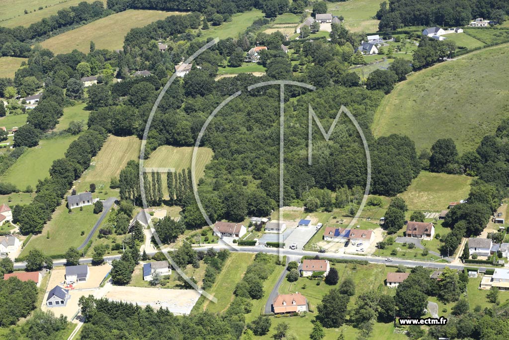 Photo arienne de Vierzon (La Croix d'en bas)