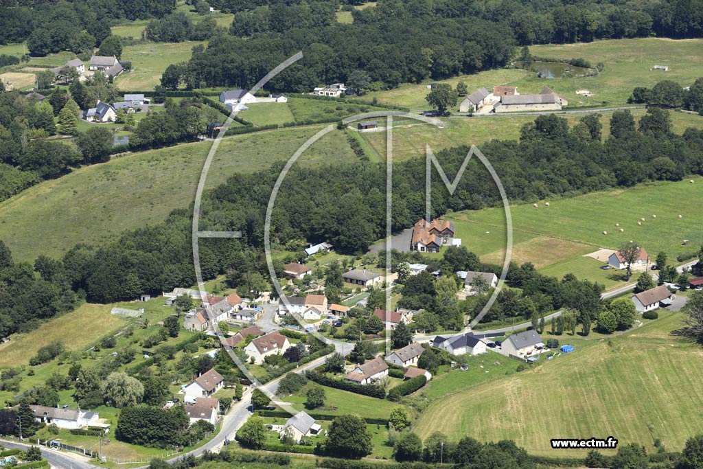 Photo arienne de Vierzon (La Croix d'en haut)