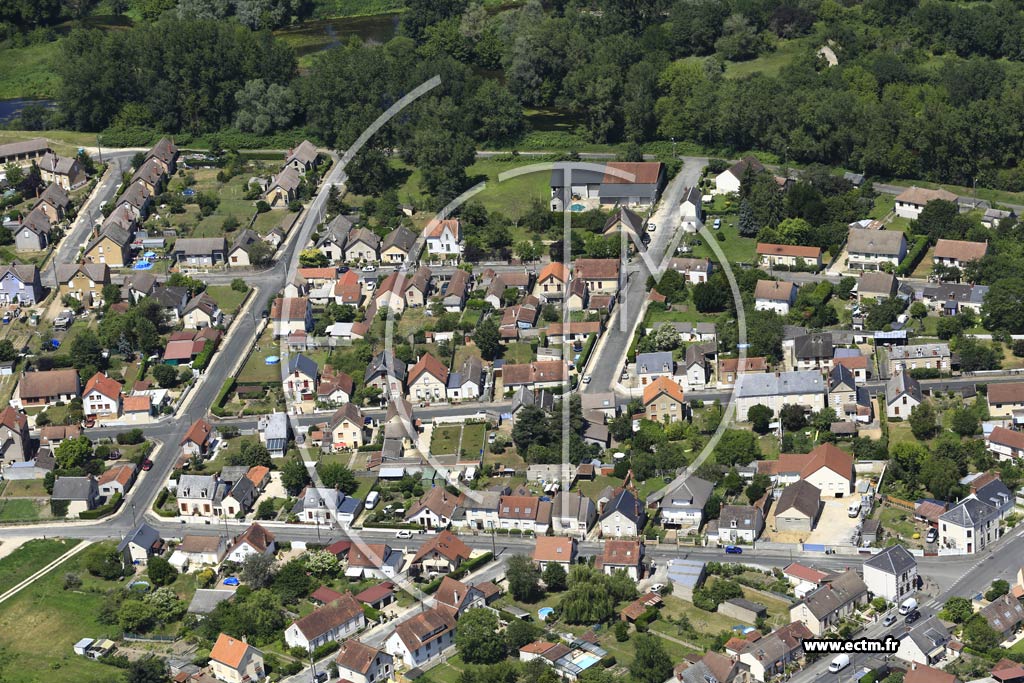 Photo arienne de Vierzon (La Genette)