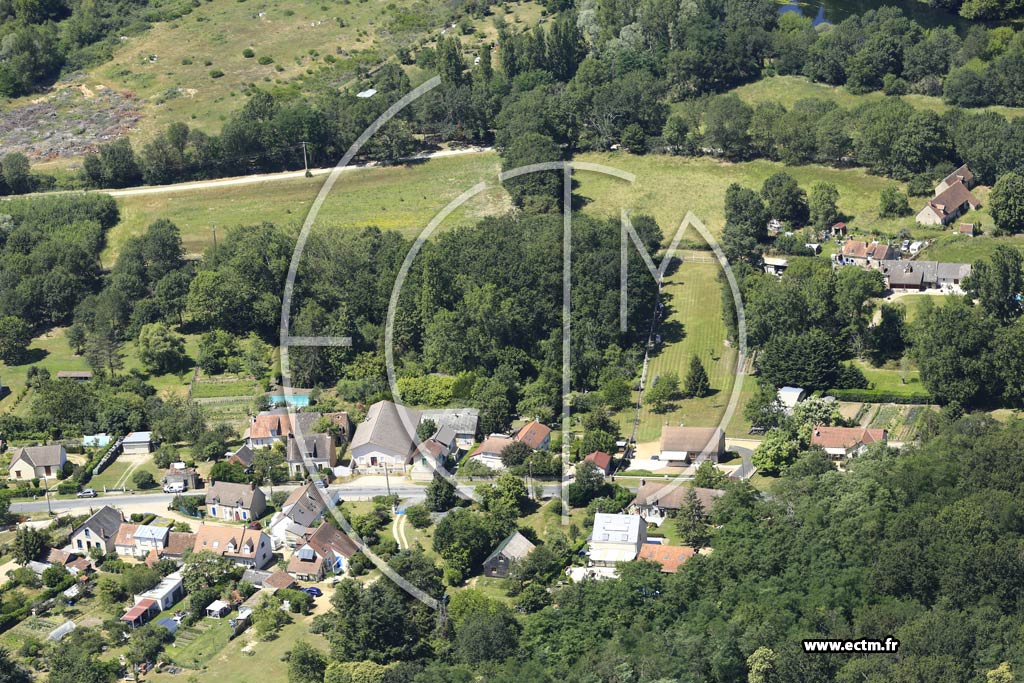 Photo arienne de Vierzon (La Grande Alluf)