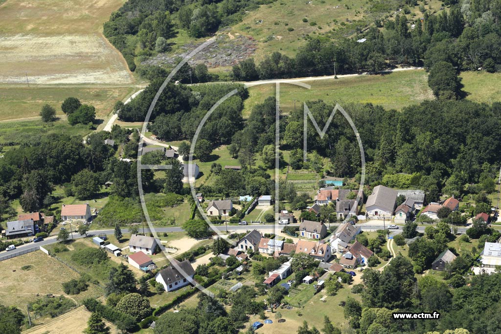 Photo arienne de Vierzon (La Grande Alluf)