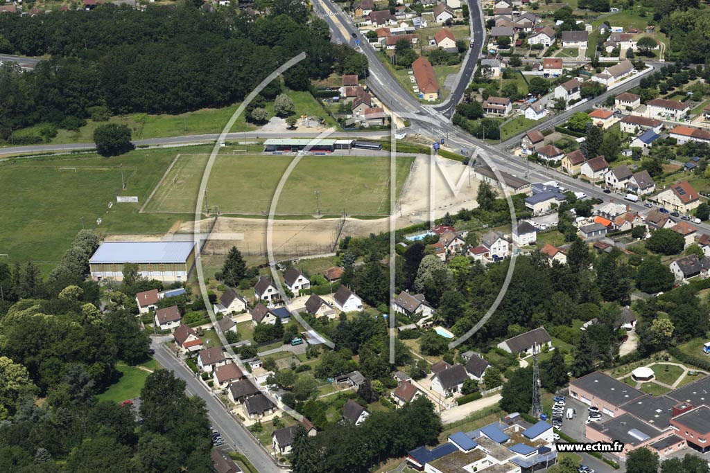 Photo arienne de Vierzon (La Jonchre)