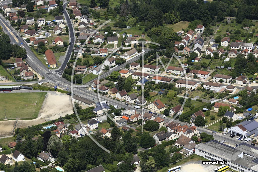Photo arienne de Vierzon (La Jonchre)