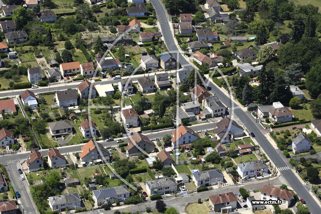 Photo arienne de Vierzon (Labras)