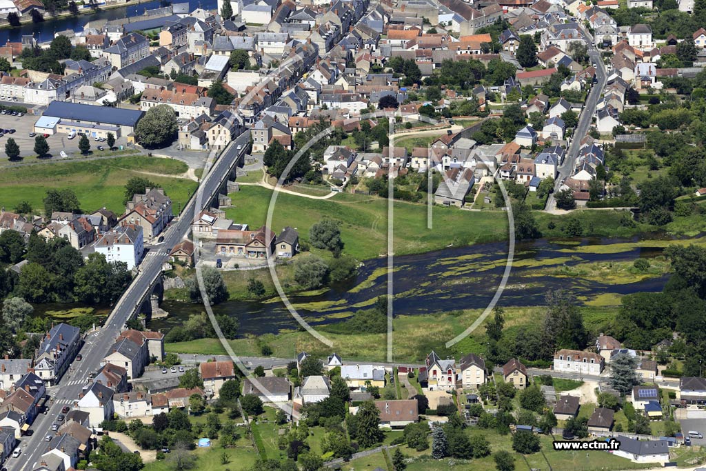 Photo arienne de Vierzon (Labras)