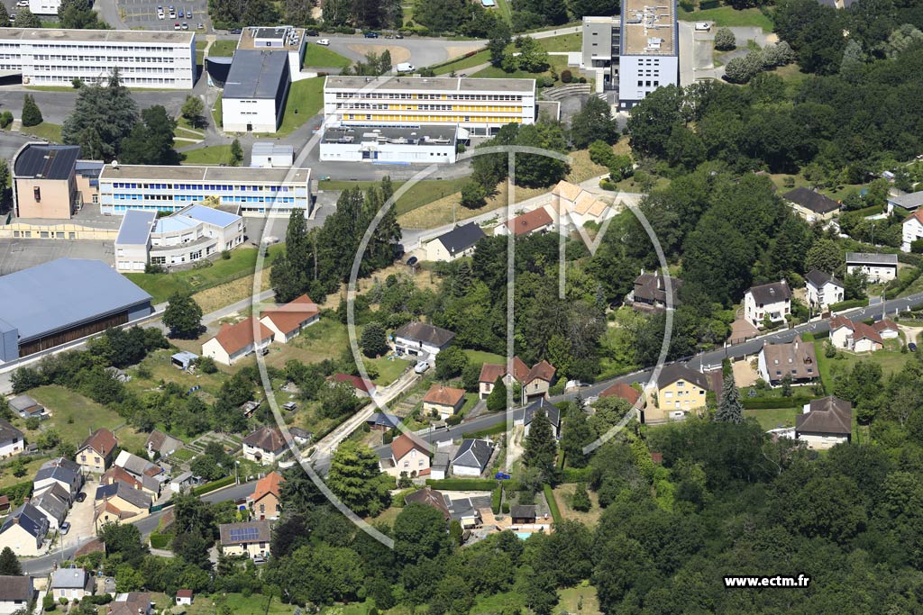 Photo arienne de Vierzon (Lauroin)