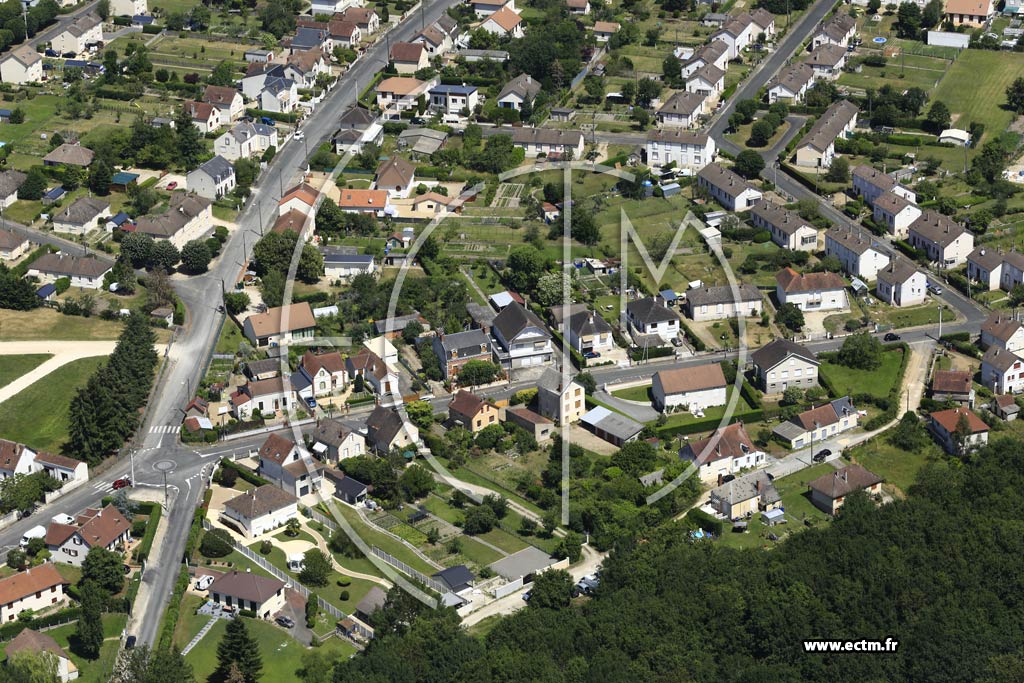 Photo arienne de Vierzon (Lauroin)