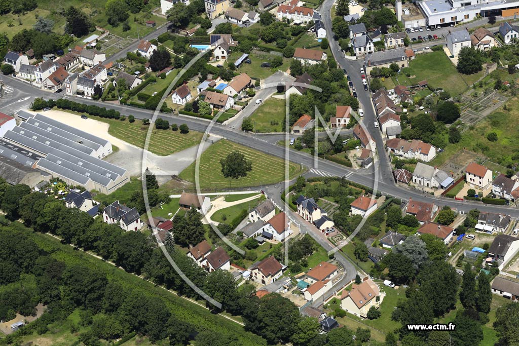 Photo arienne de Vierzon (Le Bas de Grange)
