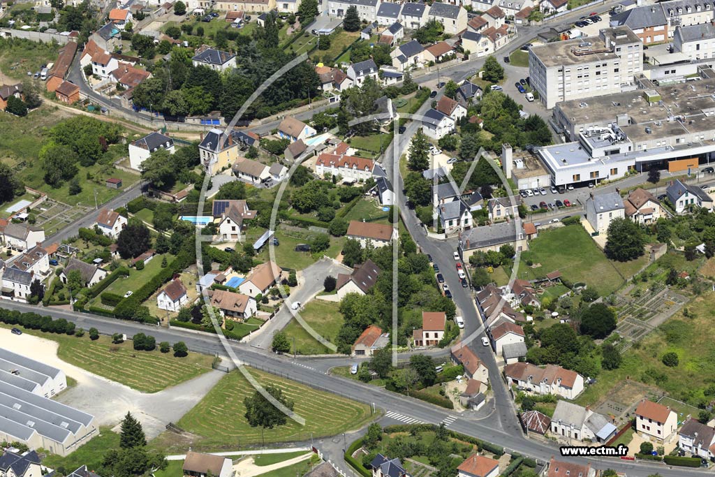 Photo arienne de Vierzon (Le Bas de Grange)