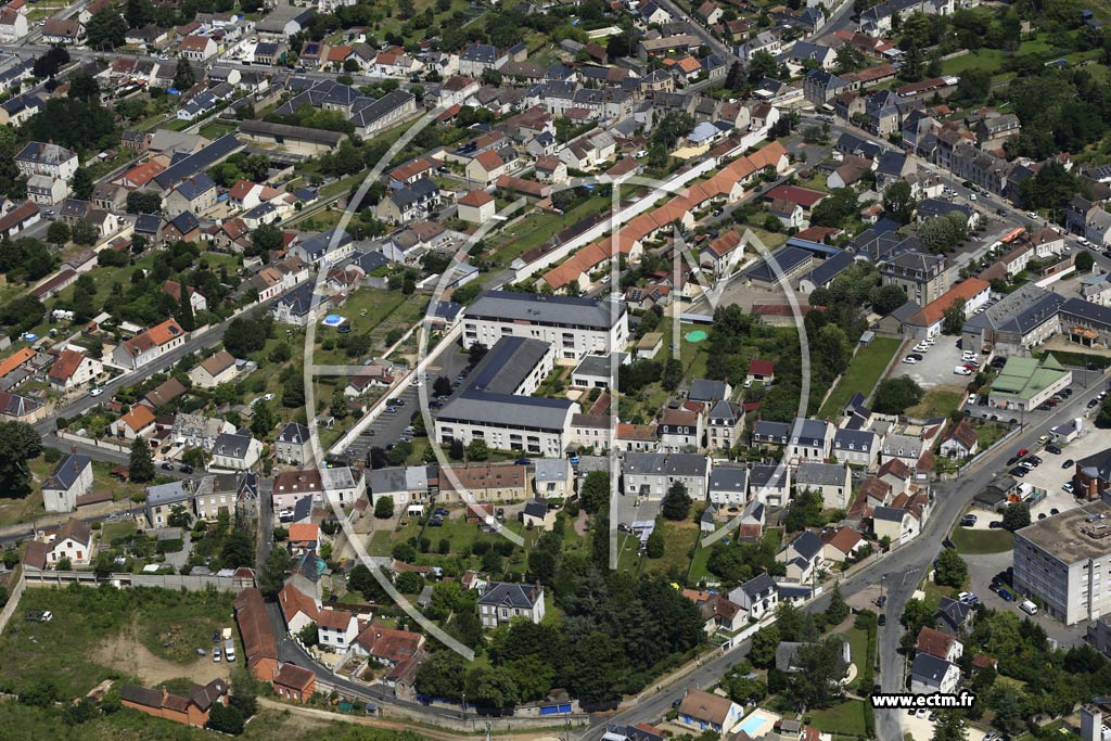 Photo arienne de Vierzon (Le Bas de Grange)