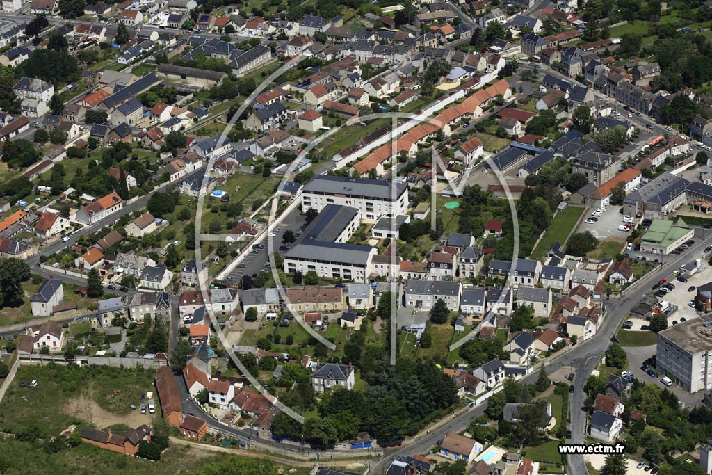 Photo arienne de Vierzon (Le Bas de Grange)