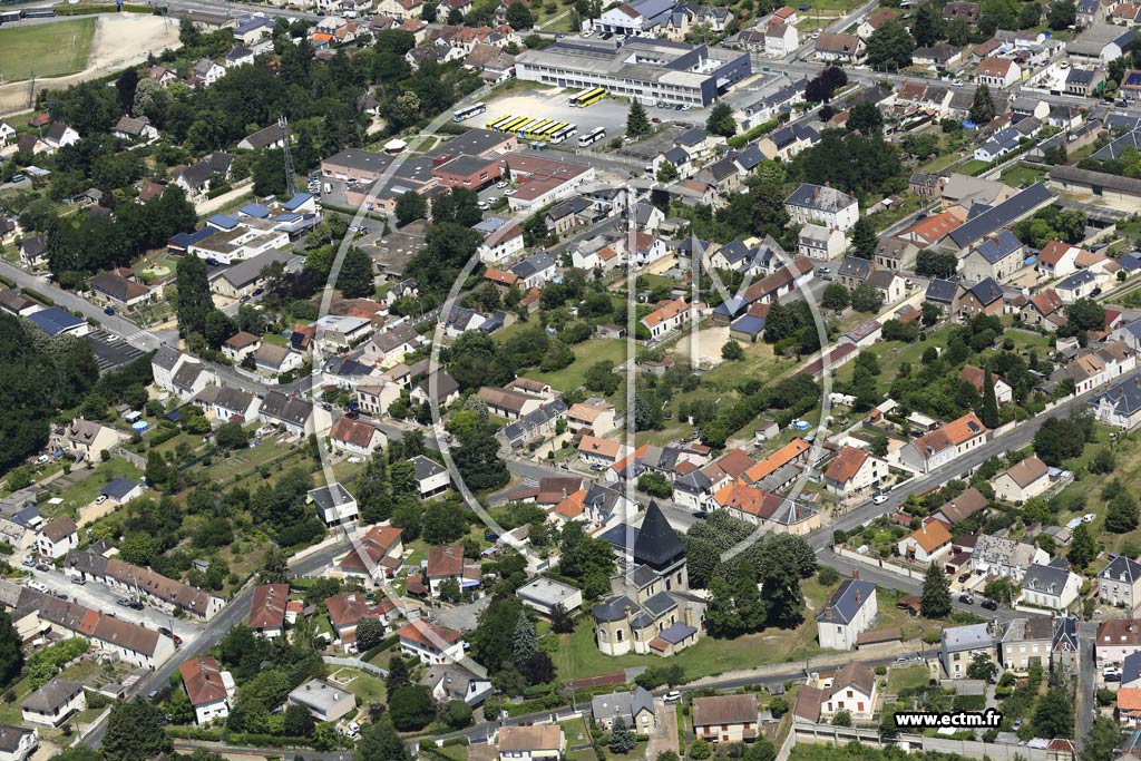 Photo arienne de Vierzon (Le Bas de Grange)