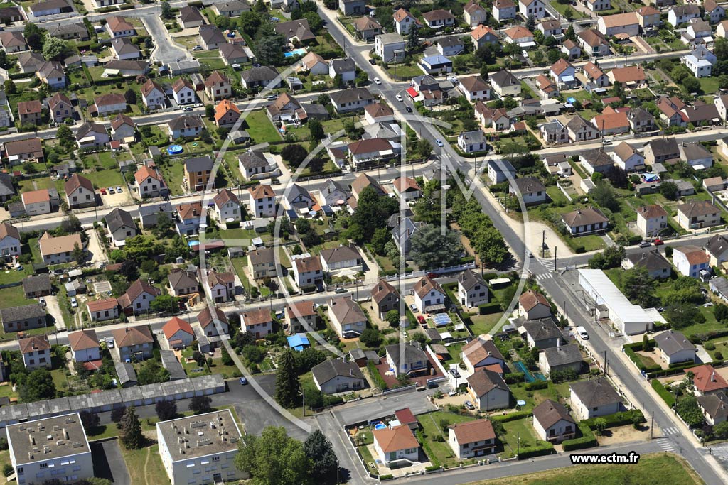 Photo arienne de Vierzon (Le Bourgneuf)